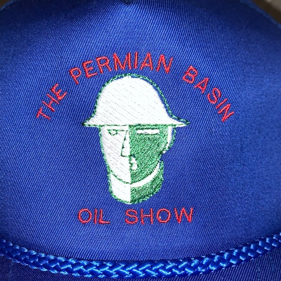 Vintage The Permian Basin Oil Show Gas Hat - Picture 2 of 7